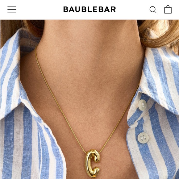 Baublebar Bubble letter necklace - Picture 3 of 6